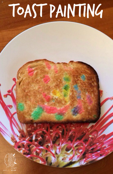 toast painting activity craft left brain craft brain