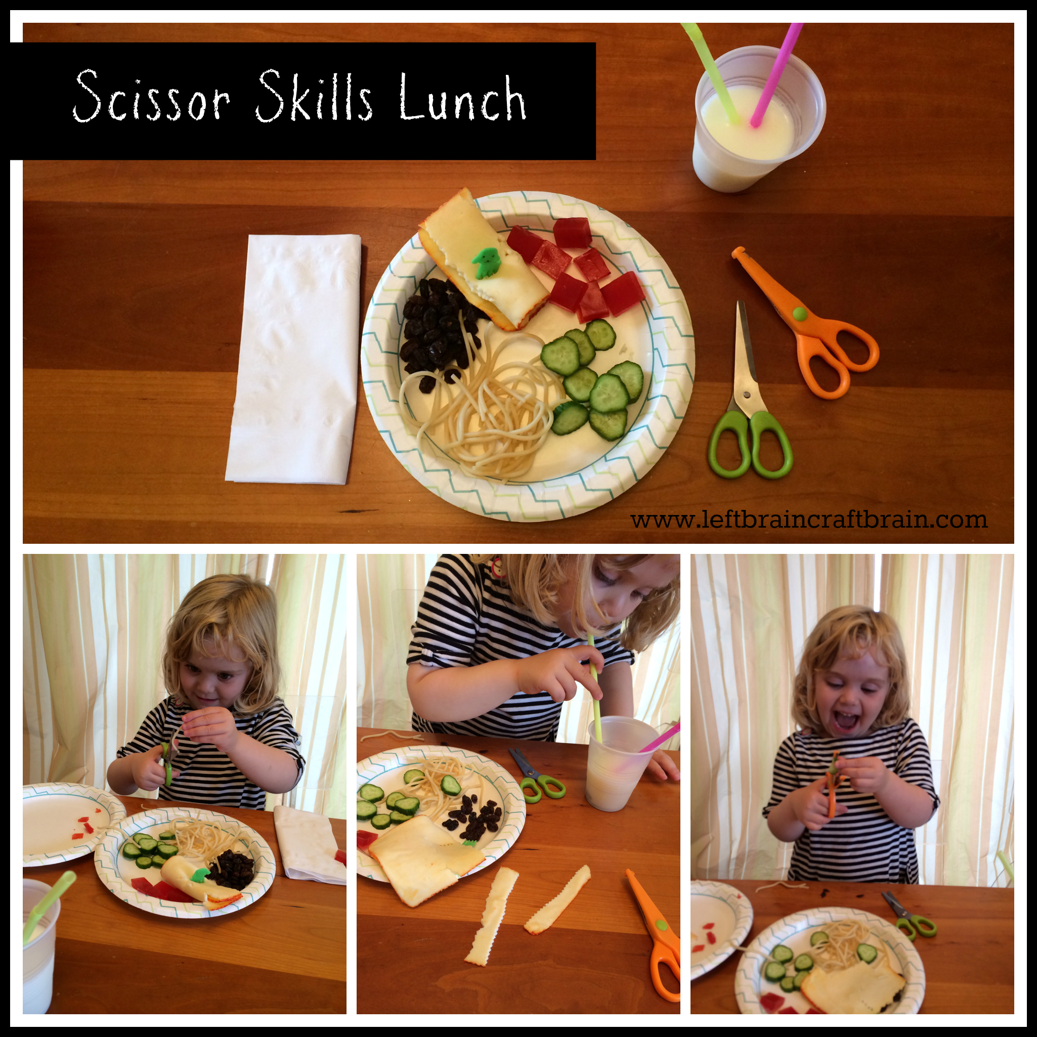 scissor skills lunch