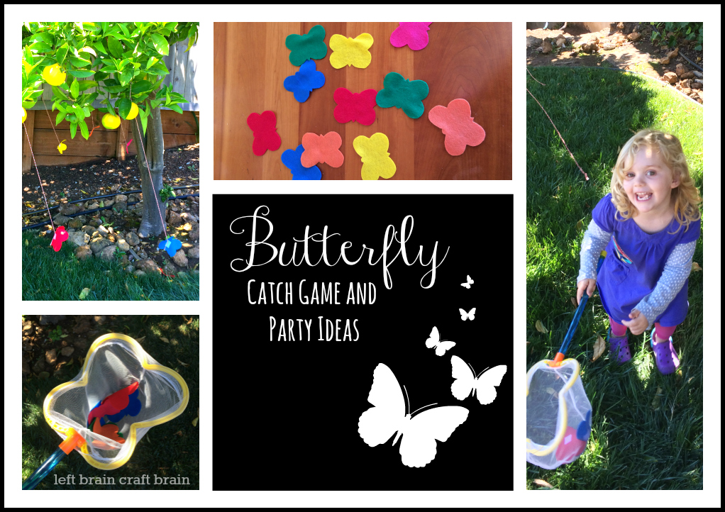 butterfly catch game and party ideas left brain craft brain horizontal frame
