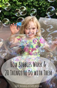 how bubbles work and 20 things to do with them left brain craft brain pin