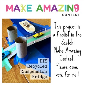 diy recycled suspension bridge left brain craft brain make amazing contest