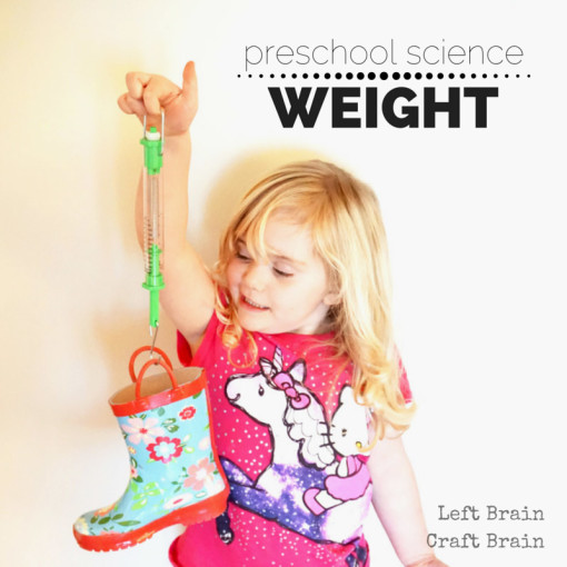 Preschool Science Weight Left Brain Craft Brain FB