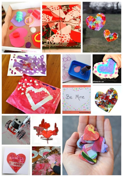 Valentine Process Art Collage 2 Left Brain Craft Brain