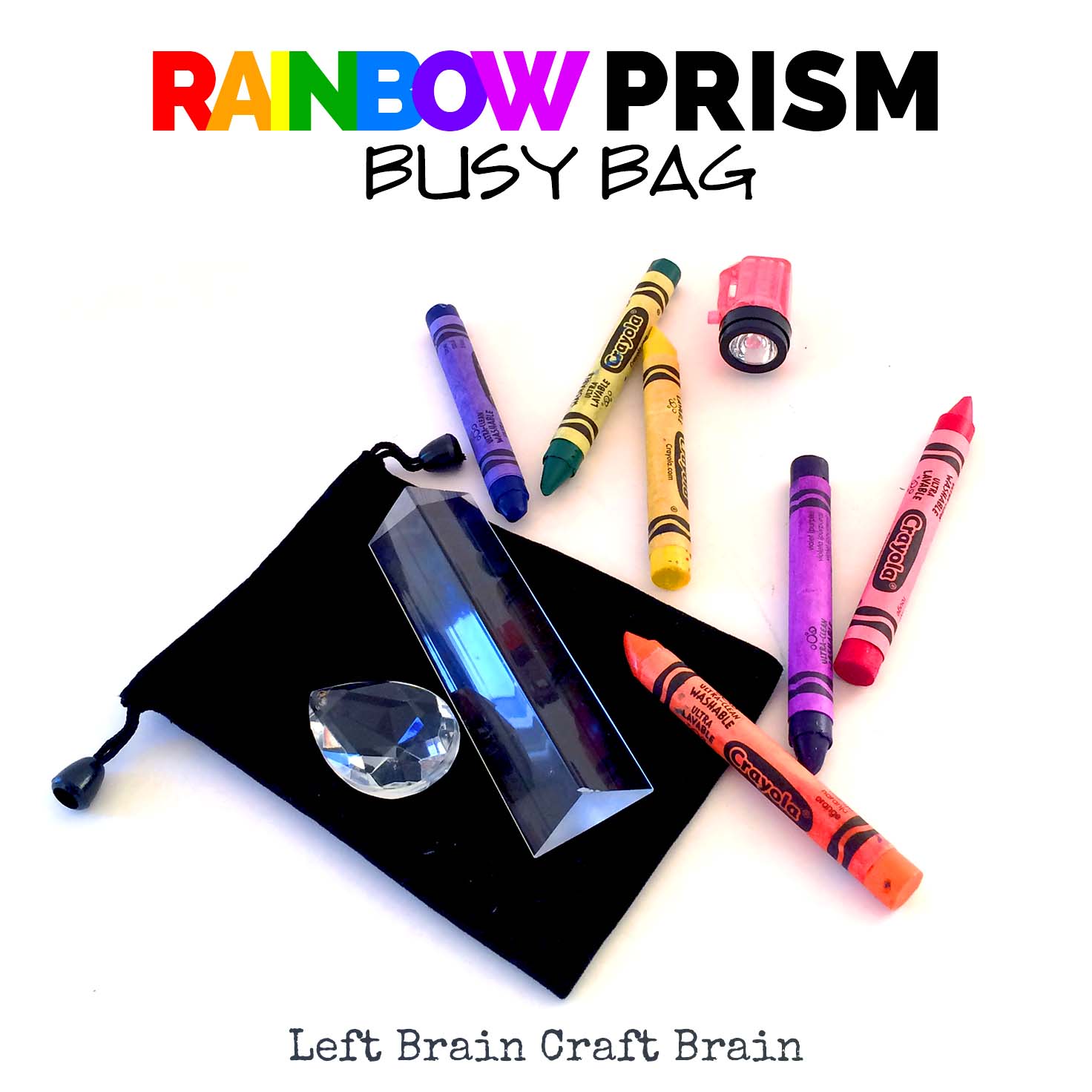 Rainbow Prism Busy Bag Left Brain Craft Brain FB