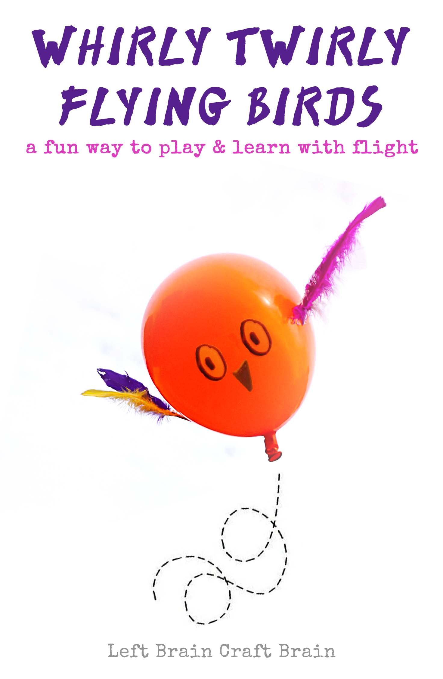 Learn what makes flying birds fly with this fun balloon activity for kids. It's an easy to do activity perfect for STEM / STEAM learning.