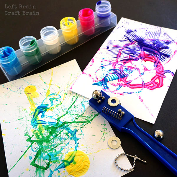Magnet Painting STEAM Project for Kids