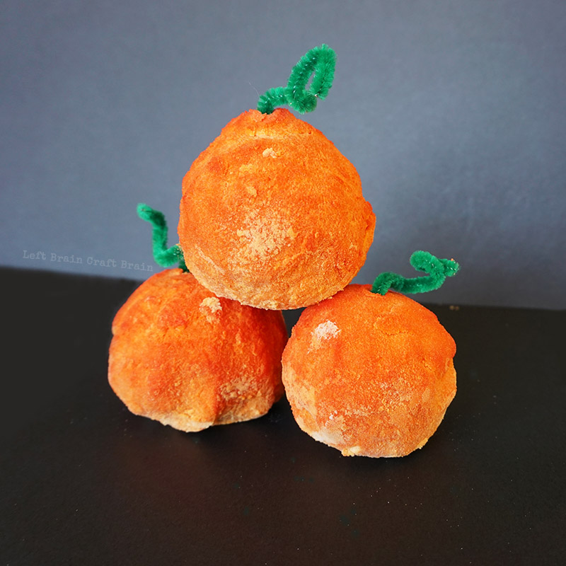 Three Fizzy Pumpkins Left Brain Craft Brain
