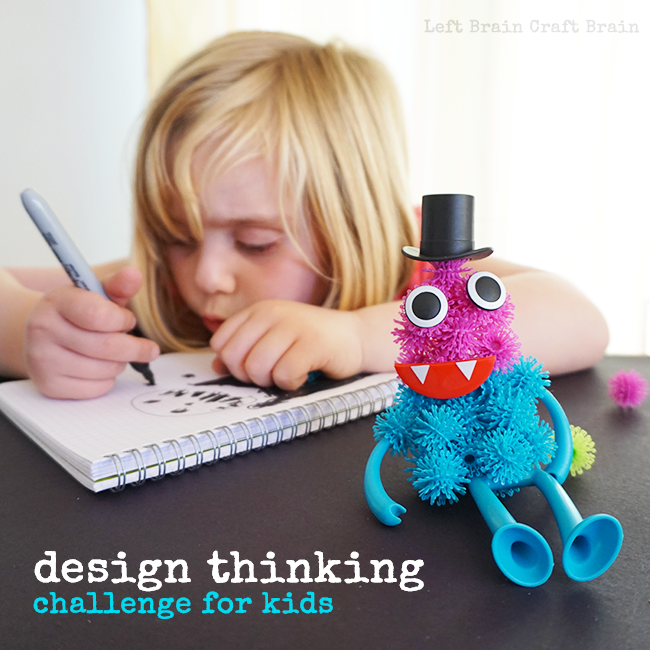 Inspire Design Thinking in your kids with this fun building challenge.