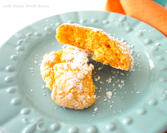 Make these light and sweet Snowy Orange Crinkle Cookies for your next get together. They're so easy with only 4 ingredients!
