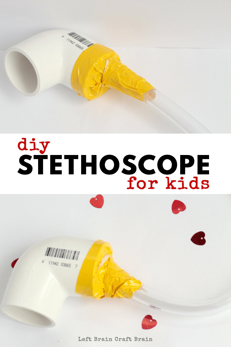 Have fun building this simple DIY stethoscope for kids and learn about how our hearts work.