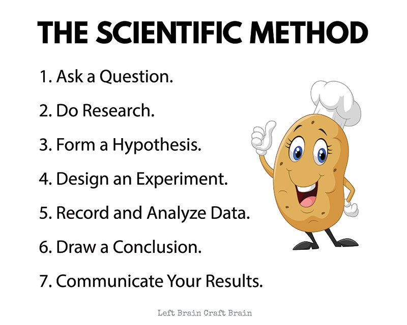 This baked potato science fair project is a delicious STEM activity for kids and a great way to learn about the scientific method. Plus there's a printable workbook to make doing to project easier.