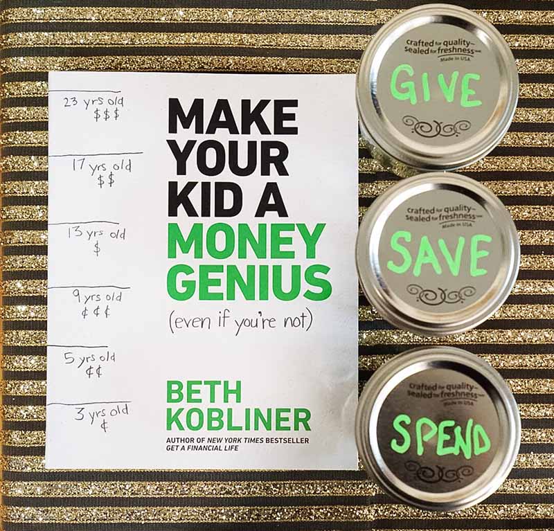 Spend Save Give Jars