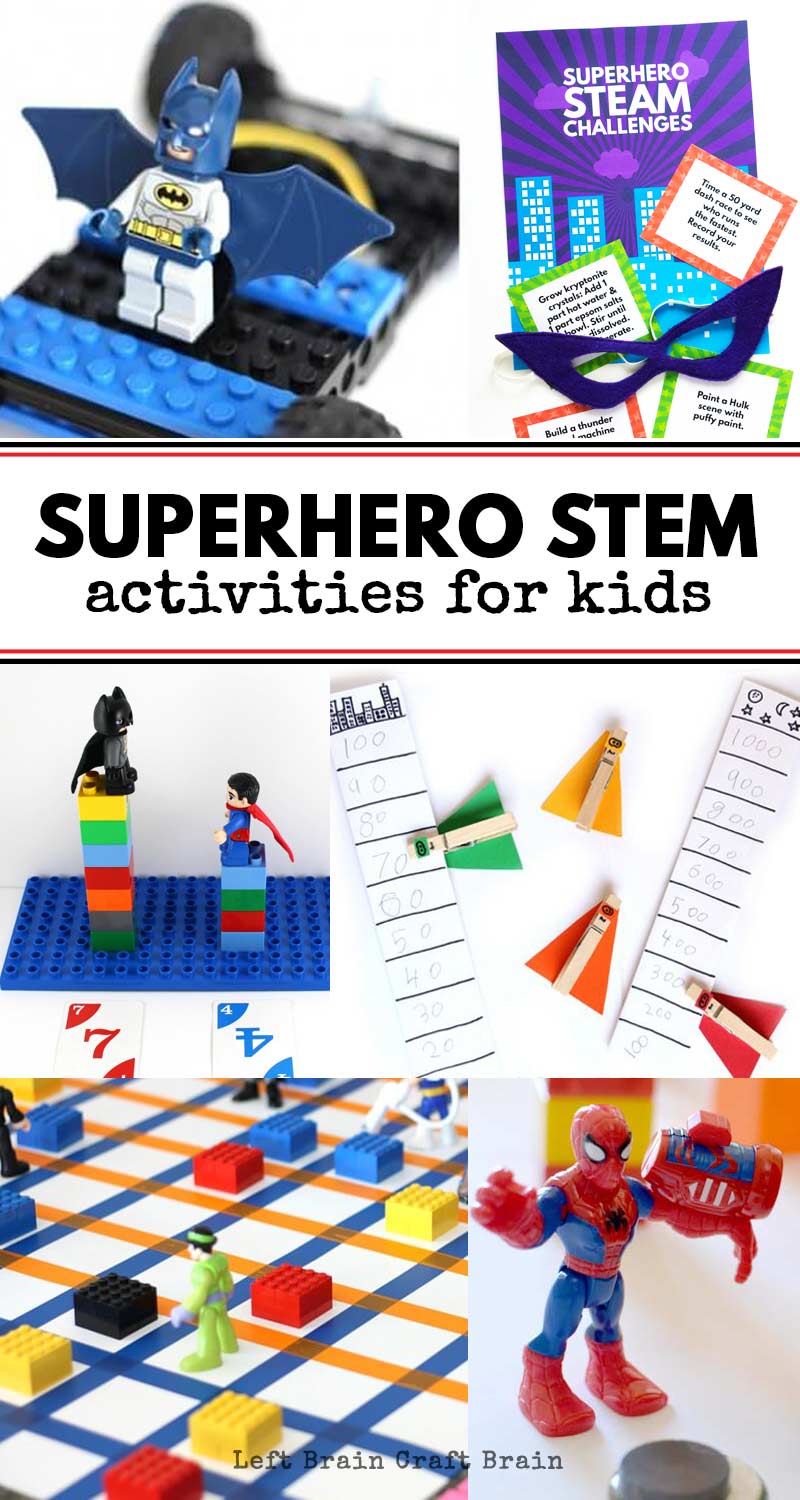 Inspire the superhero in your child with these fun Superhero STEM Activities that combine their favorite characters with science, coding, math, and more!