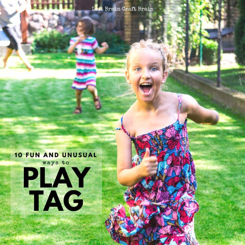 10 fun and unusual ways to play tag, kids' favorite game. Games like toilet tag, rocket ship tag, Bom, Bom, Bom and more are perfect for recess or the park.