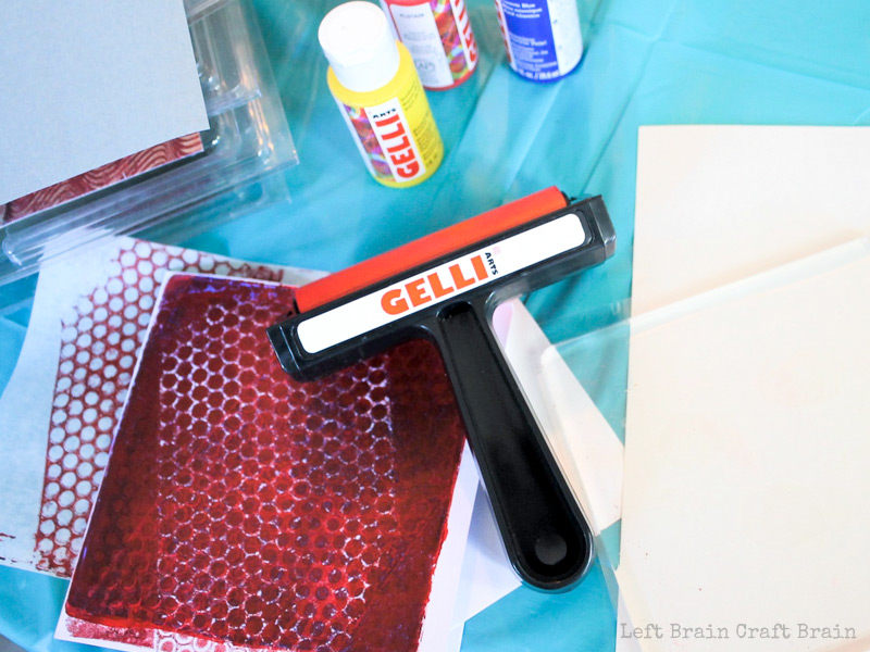 Grab your acrylic paint stash for this gelli printing art activity and fun art lesson plan!