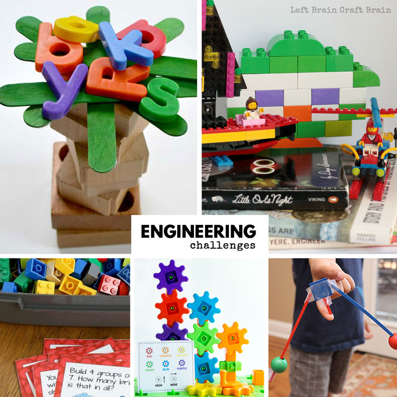 Engineering challenges, STEM challenges, and STEAM challenges