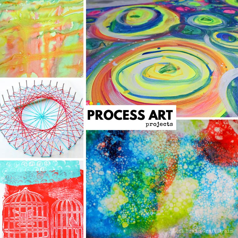 process art projects for kids