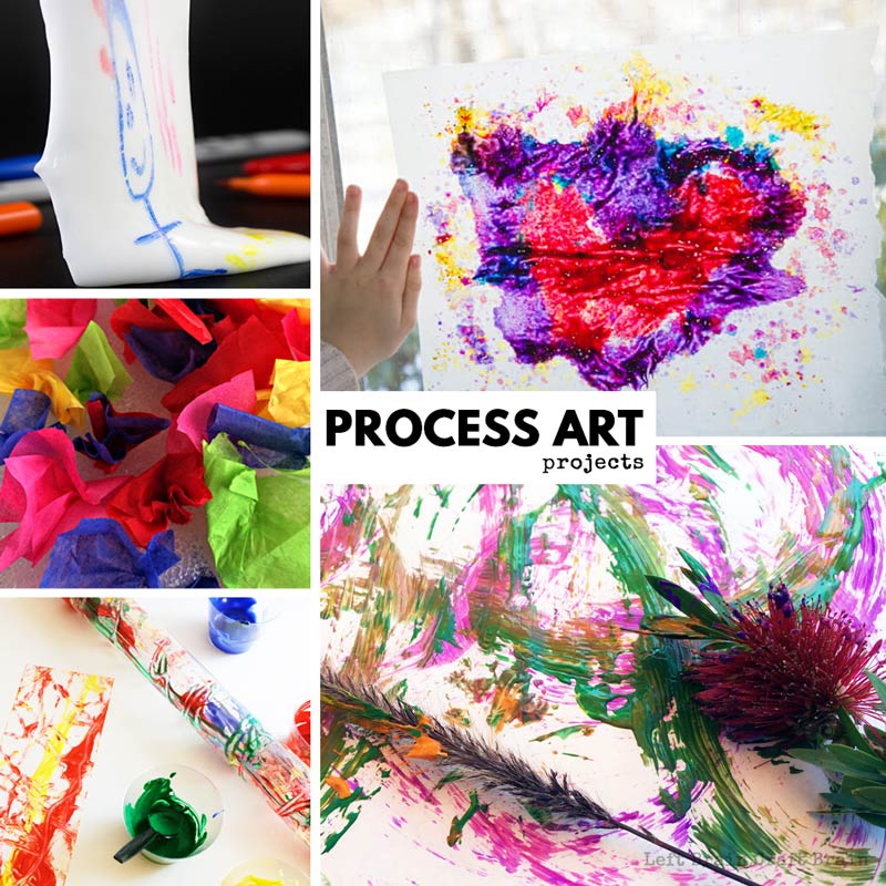 process art projects for kids