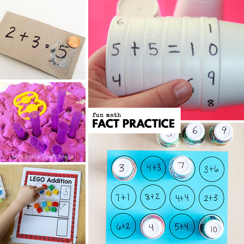 fun math practice like, cup addition, kinetic sand math, lego addition, and scratch off math cards. Fun math activities for kids.