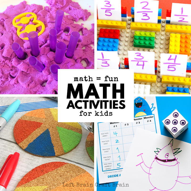 Whether you're practicing math facts or adding new math concepts to your kid's growing math knowledge, these math activities for kids are meant for you to help your kids thrive in our competitive real world. Tons of math printables, hands-on math activities for kids, math games, and more.