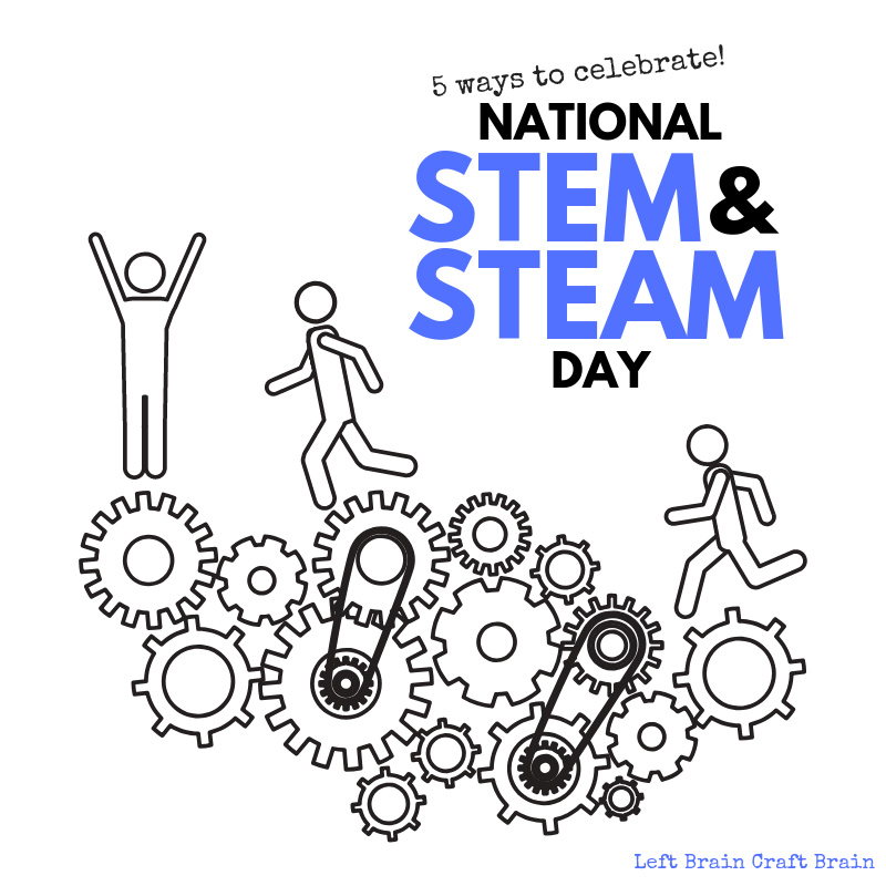 Celebrate National STEM Day and National STEAM Day with these fun hands-on science, technology, engineering, art, and math activities and projects the kids will love. Perfect for school, scouts, after school, makerspaces, and more!