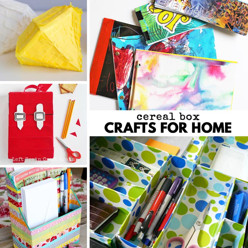 cereal box gifts and crafts for home