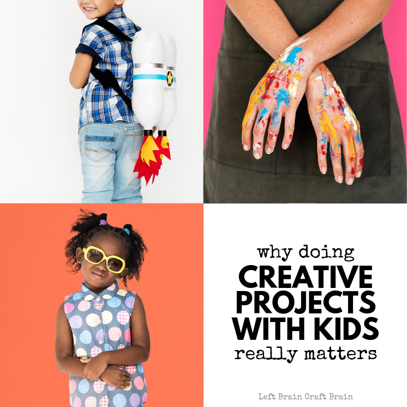 Doing creative projects with your kids really matters. Here are concrete reasons why and ways to think beyond plain art with hands-on creative thinking projects in science, technology, engineering, art, and math. STEM and STEAM are fun for kids too!