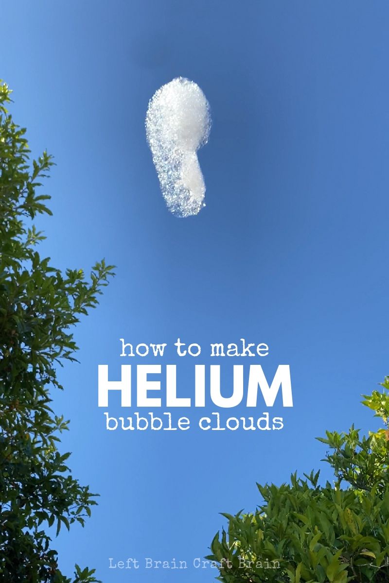 These Helium Bubble Clouds are so much fun! With just a few simple supplies and an awesome Balloon Time Jumbo Helium Tank, you'll be laughing and learning about density, gasses, bubbles, and more. It's a fun helium science experiment for parties or any day you want to make special.