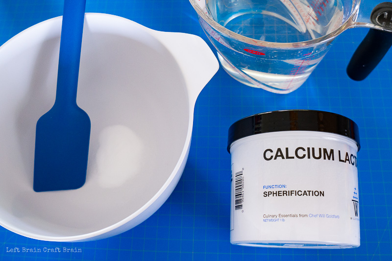 make the calcium lactate solution