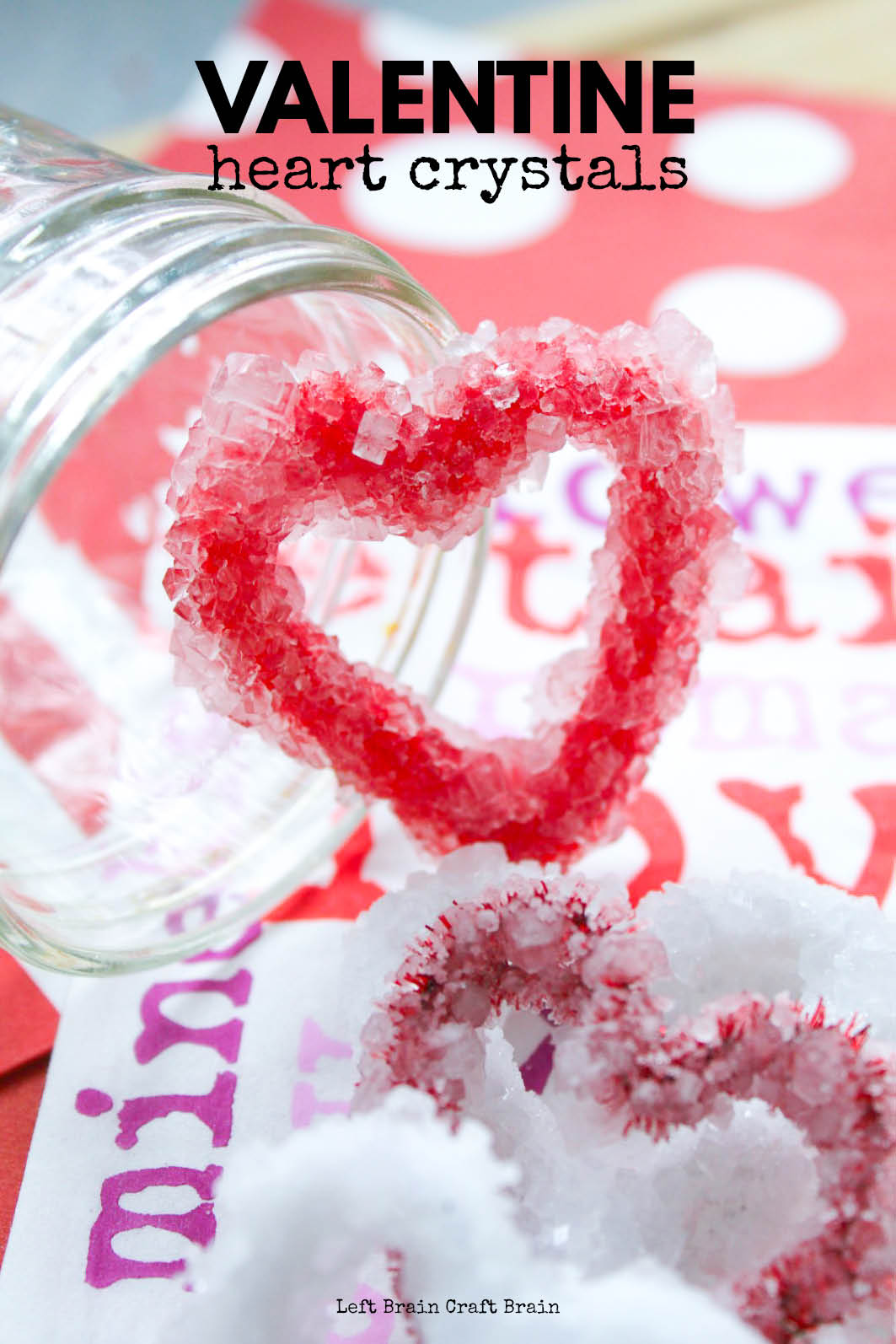 Grow these lovely Valentine Heart Borax Crystals for a fun science experiment this February. Kids will love customizing their hearts and watching the crystals grow.