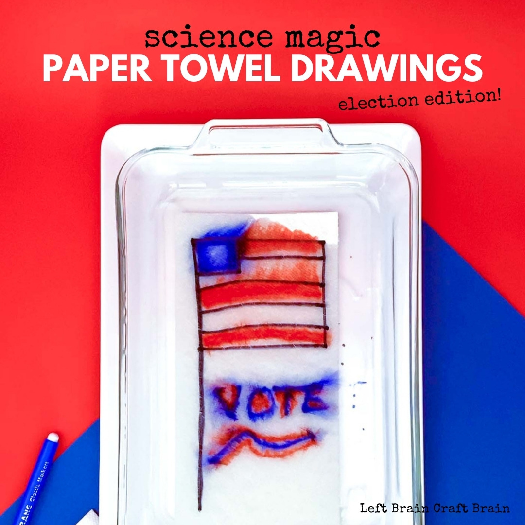 flag paper towel drawings