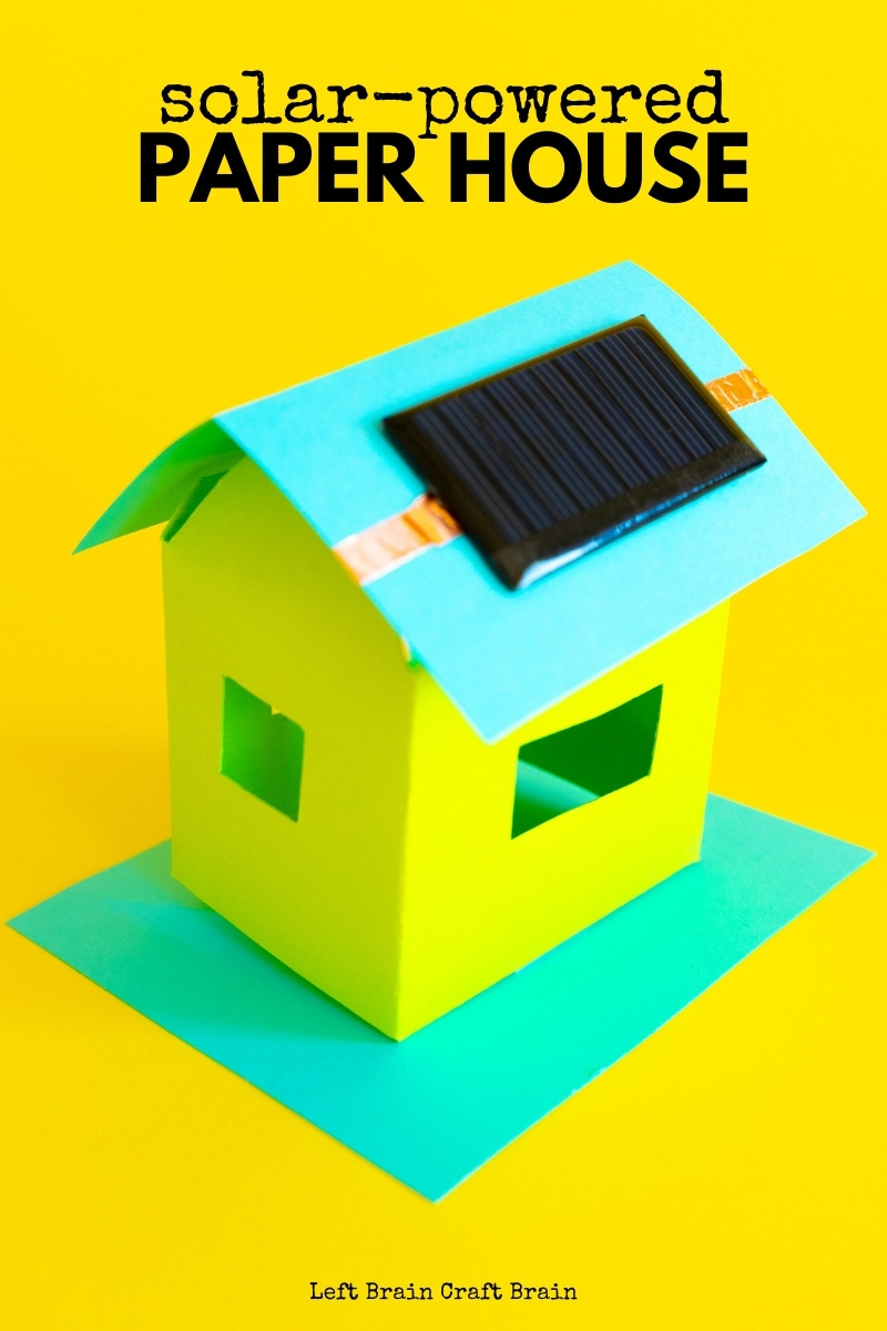 Kids can learn about solar energy with their very own solar-powered paper house. This fun STEM project comes with a helpful template, too.