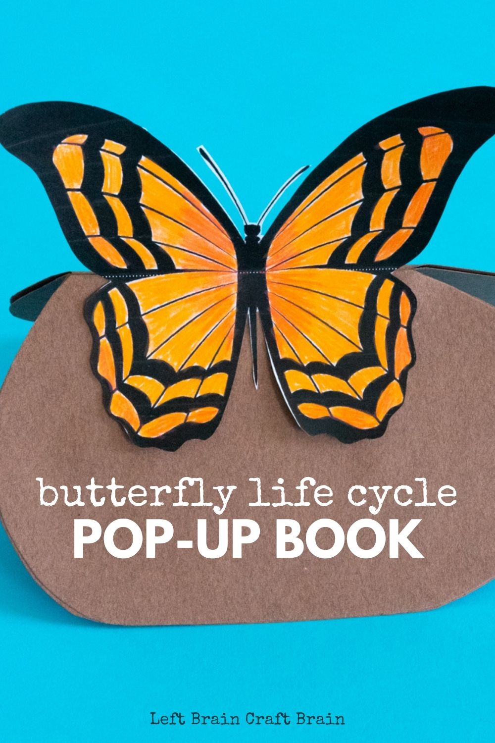 Learn about the butterfly life cycle with a fun pop-up book! It's a perfect STEAM activity for school or homeschool.